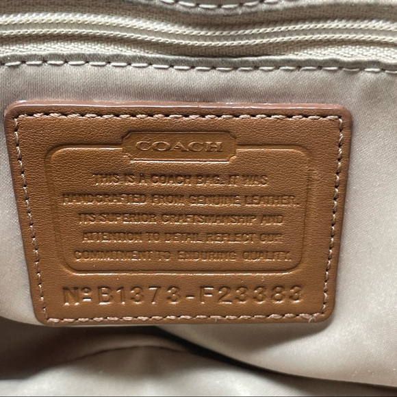 Coach Park Color Block Leather Crossbody Messenger Bag Coastal Nautical - Picture 9 of 13